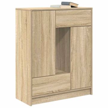 Sideboard with Drawers and Doors - Sonoma Oak | Hipo Market