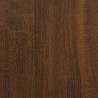 Elegant Brown Oak Wall Mounted Cabinets - Set of 2