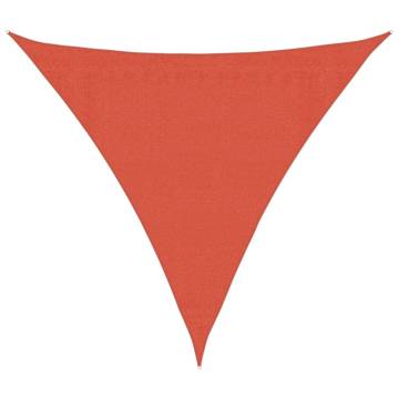  Sunshade Sail 160 gm² Terracotta 3x3x3 m HDPE