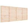 Elegant Wall Headboard - Solid Pine Wood 206x3x91.5 cm