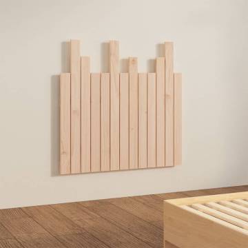 Elegant Wall Headboard - Solid Pine Wood - 82.5x3x80 cm