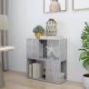  Book Cabinet Concrete Grey 60x24x63 cm Engineered Wood Colour concrete grey Quantity in Package 1 