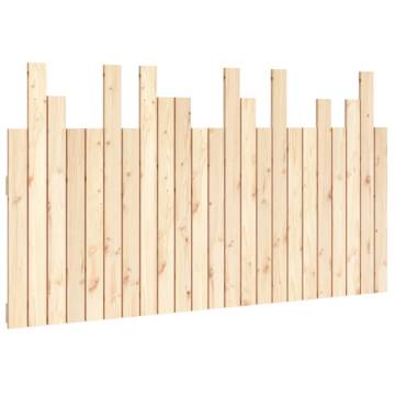 Elegant Solid Wood Pine Wall Headboard - 146.5x3x80 cm