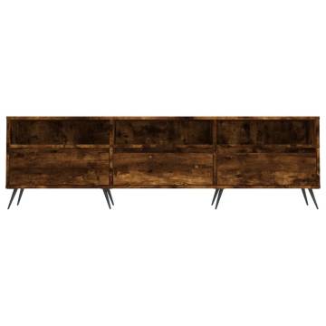 TV Cabinet Smoked Oak - Stylish & Practical Storage Solution