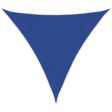 Triangular Blue Sunshade Sail 4.5x4.5m | Durable HDPE