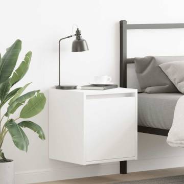 Wall-Mounted Bedside Cabinet White 38x34x40 cm - HipoMarket