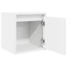 Wall-Mounted Bedside Cabinet White 38x34x40 cm - HipoMarket