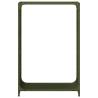 Olive Green Firewood Rack - Durable Cold-Rolled Steel