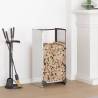 Stainless Steel Firewood Rack 40x30x80 cm - Durable & Stylish