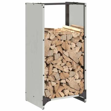 Stainless Steel Firewood Rack 40x30x80 cm - Durable & Stylish