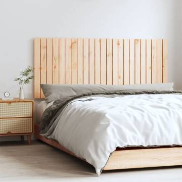 Elegant Solid Pine Wall Headboard - 147x3x60 cm