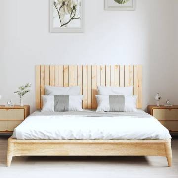 Elegant Solid Pine Wall Headboard - 147x3x60 cm