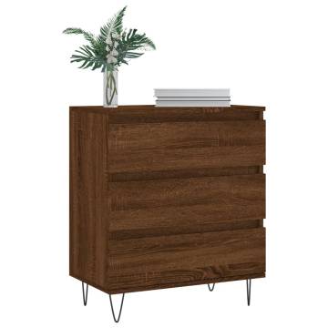 Stylish Brown Oak Sideboard - 60x35x70 cm | Hipo Market