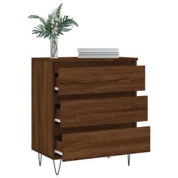 Stylish Brown Oak Sideboard - 60x35x70 cm | Hipo Market