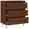 Stylish Brown Oak Sideboard - 60x35x70 cm | Hipo Market