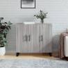  Sideboard Grey Sonoma 90x34x80 cm Engineered Wood Colour grey sonoma Quantity in Package 1 