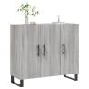 Modern Grey Sonoma Sideboard - 90x34x80 cm - HipoMarket