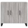 Modern Grey Sonoma Sideboard - 90x34x80 cm - HipoMarket