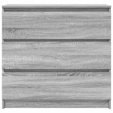 Sideboard Grey Sonoma 80x35x76 cm | Durable Engineered Wood