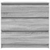 Sideboard Grey Sonoma 80x35x76 cm | Durable Engineered Wood