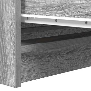 Sideboard Grey Sonoma 80x35x76 cm | Durable Engineered Wood