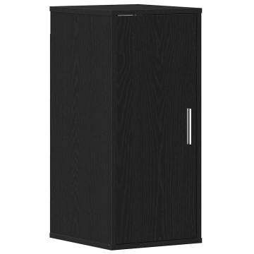 Shoe Cabinets 2 pcs Black Oak - Stylish Storage Solution