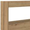 Headboard Cabinet with LED in Artisan Oak | 180x17x102 cm