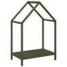 Olive Green Firewood Rack - Sturdy & Stylish 40x25x60 cm