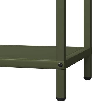 Olive Green Firewood Rack - Sturdy & Stylish 40x25x60 cm