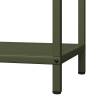 Olive Green Firewood Rack - Sturdy & Stylish 40x25x60 cm