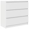 Stylish White Sideboard 80x35x76 cm | Hipomarket