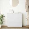 Stylish White Sideboard 80x35x76 cm | Hipomarket