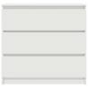 Stylish White Sideboard 80x35x76 cm | Hipomarket