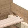 Artisan Oak Bed Frame 75x190 cm - Durable Engineered Wood