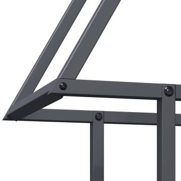  Firewood Rack Anthracite 50x25x60 cm Cold-rolled steel