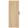 Elegant Wall Mounted Cabinets - 2 pcs Sonoma Oak