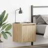  Wall-Mounted Bedside Cabinets 2 pcs Sonoma Oak 38x34x40 cm Quantity in Package 2 Colour sonoma oak 