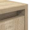  Wall-Mounted Bedside Cabinets 2 pcs Sonoma Oak 38x34x40 cm