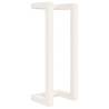 Sturdy White Towel Rack - Solid Pine Wood 23x18x60 cm