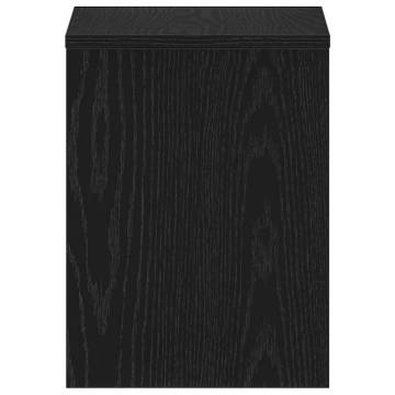 Bedside Cabinets 2 pcs Black Oak | Stylish Storage Solution