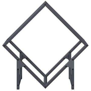 Firewood Rack Anthracite 50x25x50 cm - Sturdy Steel Storage