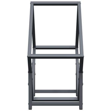 Firewood Rack Anthracite 50x25x50 cm - Sturdy Steel Storage