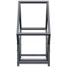 Firewood Rack Anthracite 50x25x50 cm - Sturdy Steel Storage