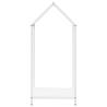 White Firewood Rack 40x25x90 cm - Durable Steel Design