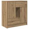 Artisan Oak Sideboard with Drawers & Doors - 70.5x34x74.5 cm