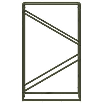 Olive Green Firewood Rack - 60x25x100 cm Cold-Rolled Steel