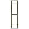 Olive Green Firewood Rack - 60x25x100 cm Cold-Rolled Steel