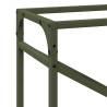 Olive Green Firewood Rack - 60x25x100 cm Cold-Rolled Steel