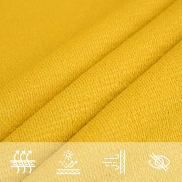 Yellow Sunshade Sail 3x4.5m - UV & Mould Resistant HDPE