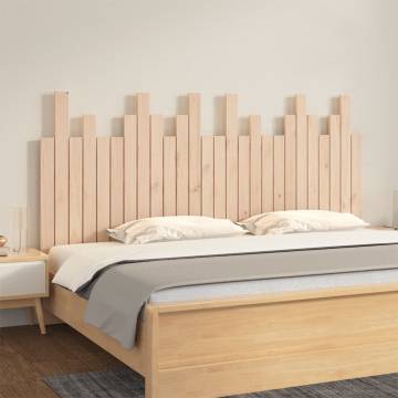 Elegant Solid Wood Pine Wall Headboard - 166x3x80 cm